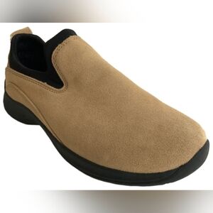 Lands' End All Weather Slip-on Suede Moc Shoes Men's Size 11 M MSRP $99.95